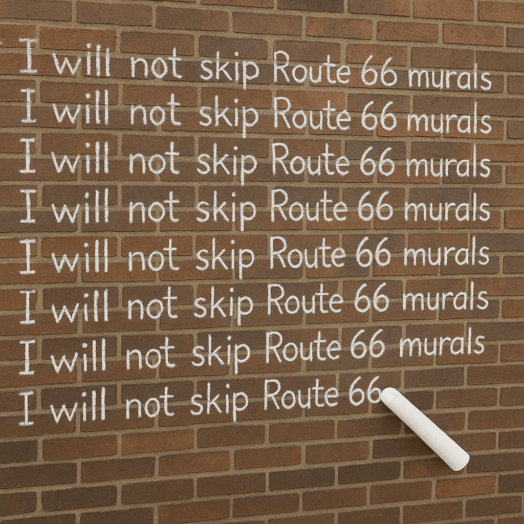 I will Not Skip Route 66 Murals 